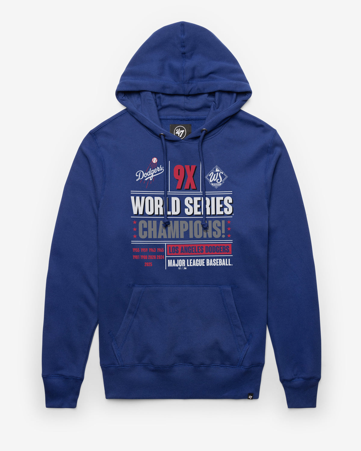LOS ANGELES DODGERS 2025 WORLD SERIES CHAMPIONS '47 HEADLINE HOOD ROYAL