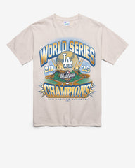 LOS ANGELES DODGERS 2025 WORLD SERIES CHAMPIONS '47 TUBULAR TEE DUNE