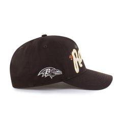 BALTIMORE RAVENS LEAFLINE '47 HITCH RF RELAXED FIT BROWN