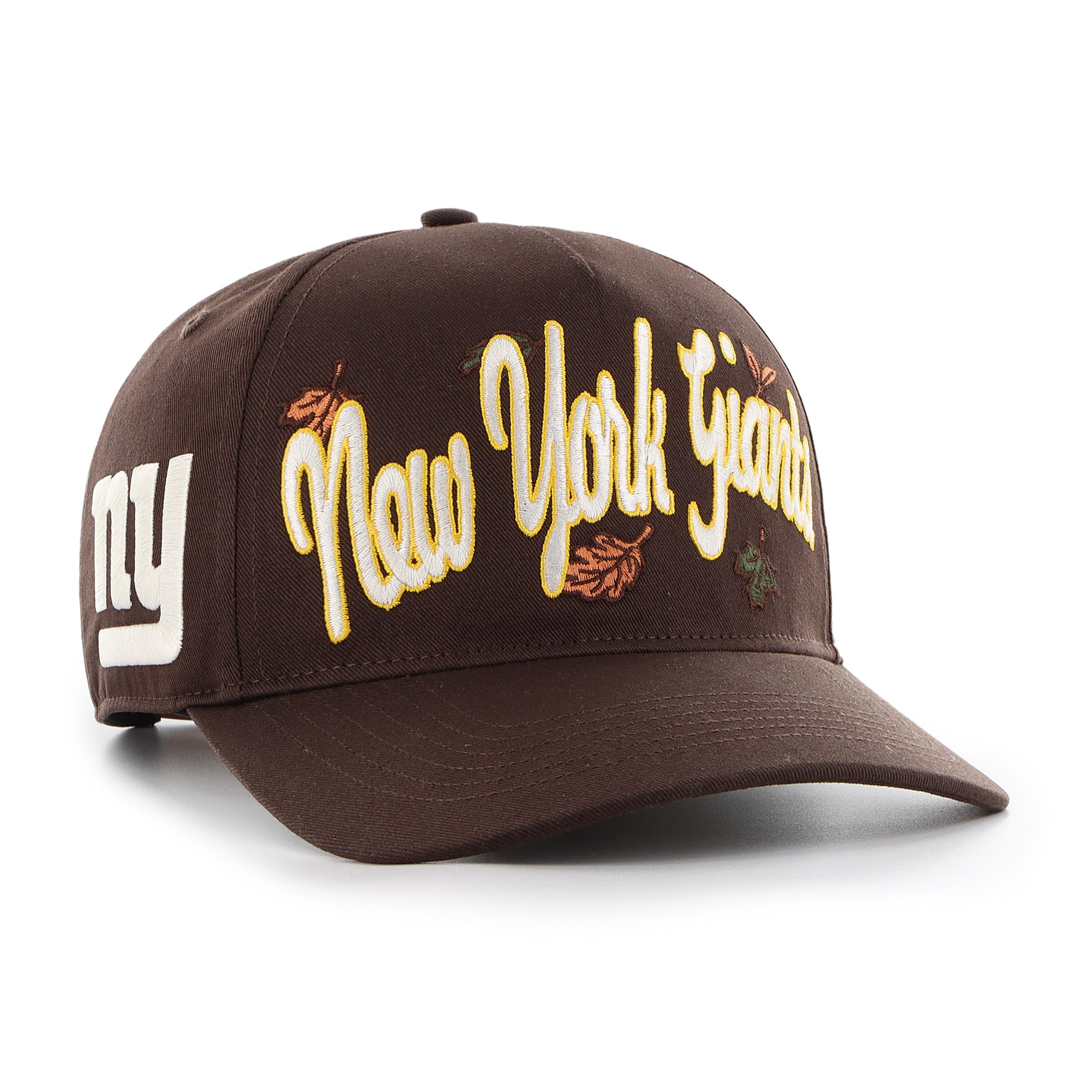 NEW YORK GIANTS LEAFLINE '47 HITCH RF RELAXED FIT BROWN