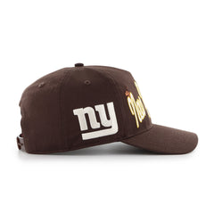 NEW YORK GIANTS LEAFLINE '47 HITCH RF RELAXED FIT BROWN