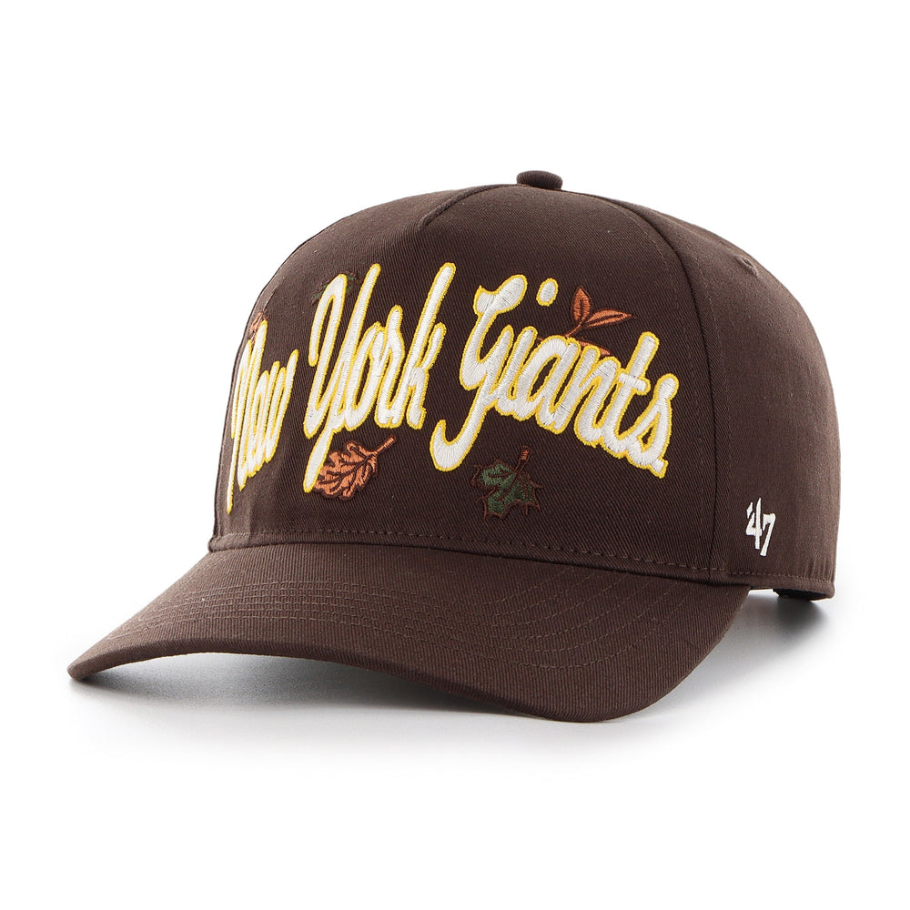 NEW YORK GIANTS LEAFLINE '47 HITCH RF RELAXED FIT BROWN