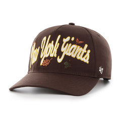 NEW YORK GIANTS LEAFLINE '47 HITCH RF RELAXED FIT BROWN
