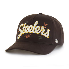 PITTSBURGH STEELERS LEAFLINE '47 HITCH RF RELAXED FIT BROWN