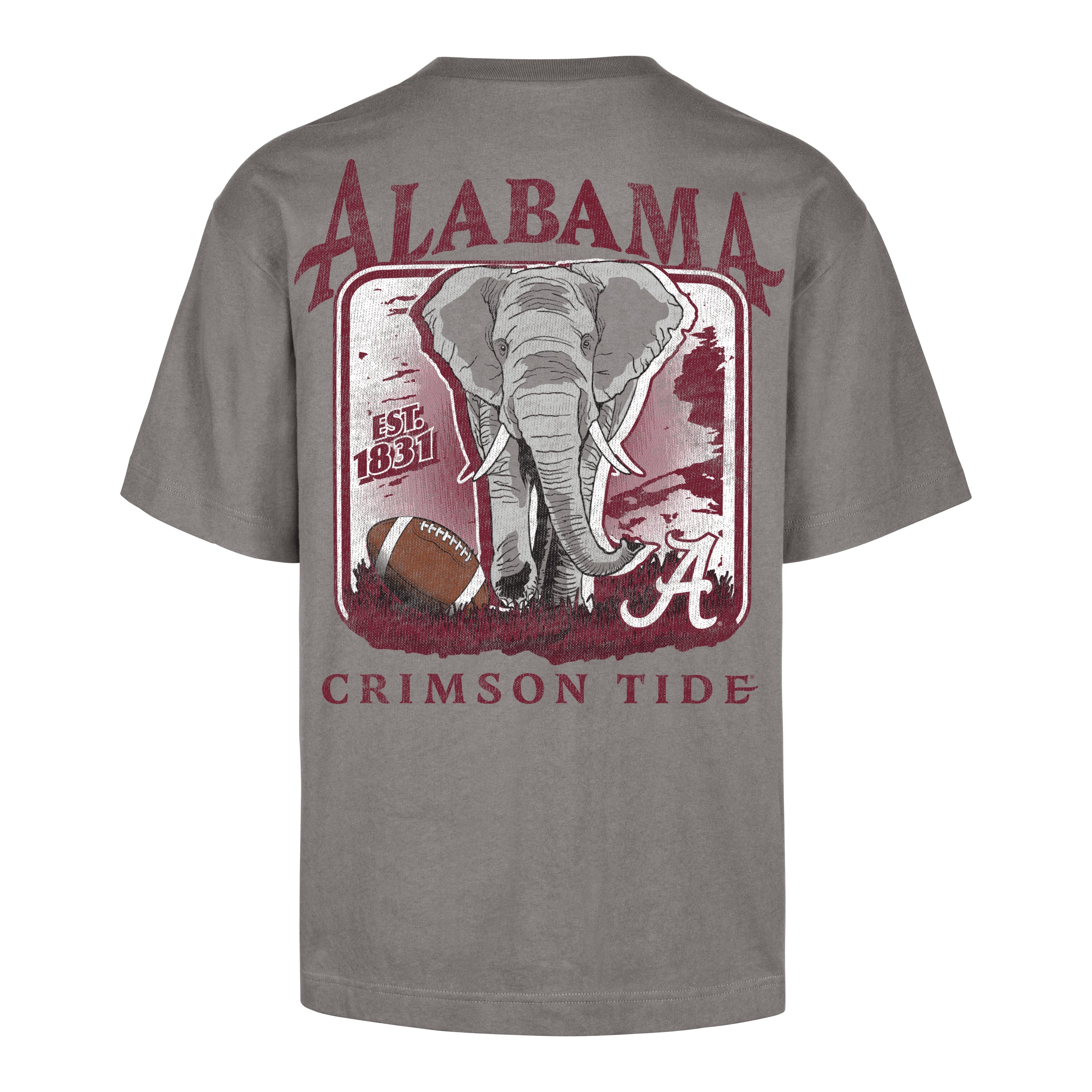 ALABAMA CRIMSON TIDE REGIONAL BACKER '47 FOUNDATION TEE WOLF GREY
