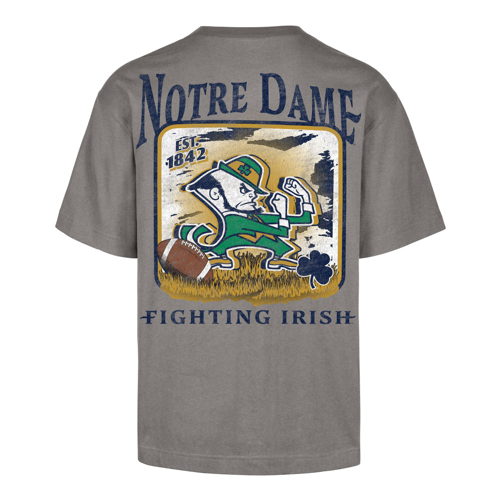 NOTRE DAME FIGHTIN IRISH REGIONAL BACKER '47 FOUNDATION TEE WOLF GREY