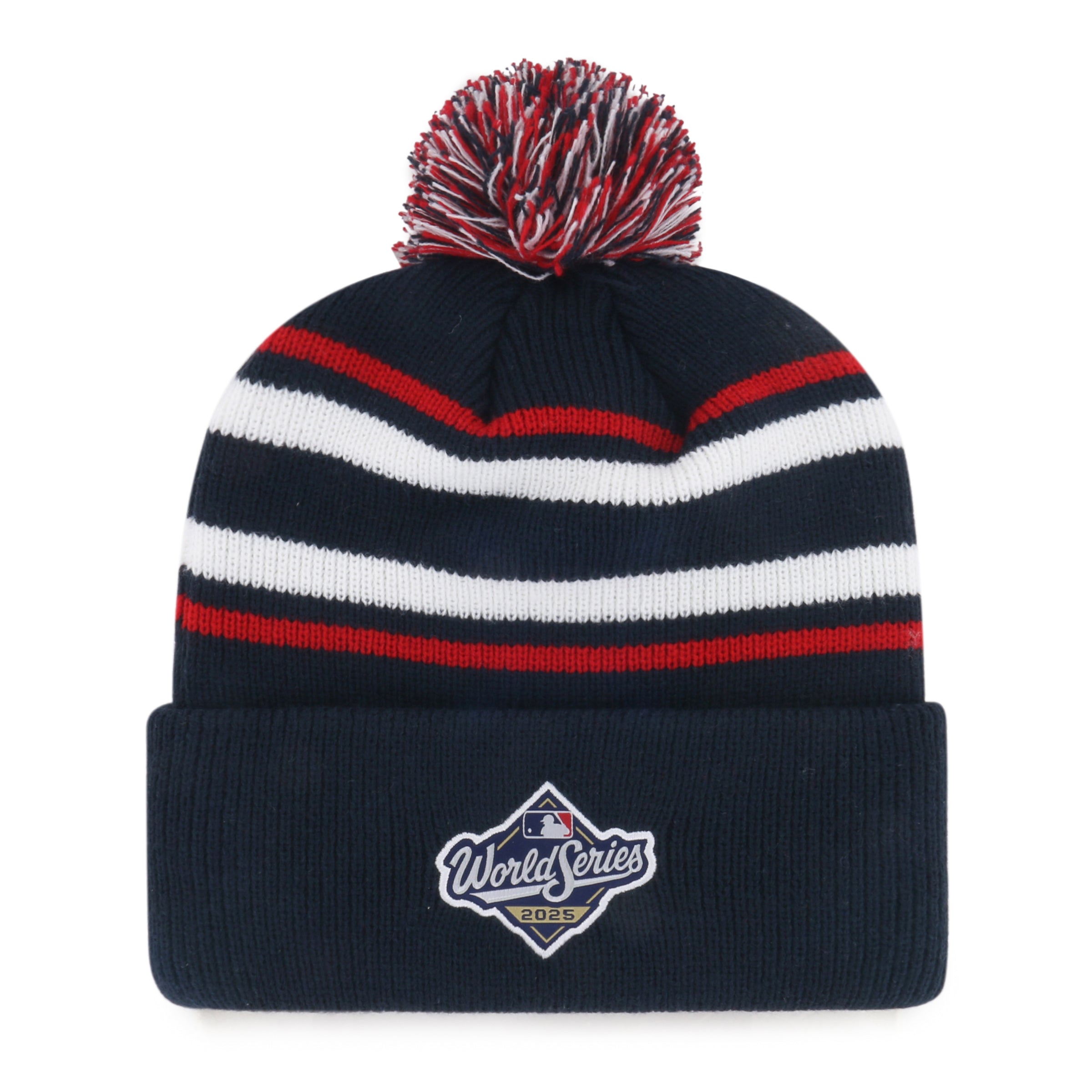 LOS ANGELES DODGERS 2025 WORLD SERIES CHAMPIONS '47 CUFF KNIT NAVY