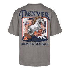 DENVER BRONCOS REGIONAL BACKER '47 FOUNDATION TEE WOLF GREY