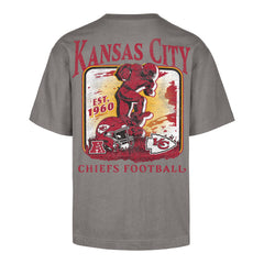 KANSAS CITY CHIEFS REGIONAL BACKER '47 FOUNDATION TEE WOLF GREY
