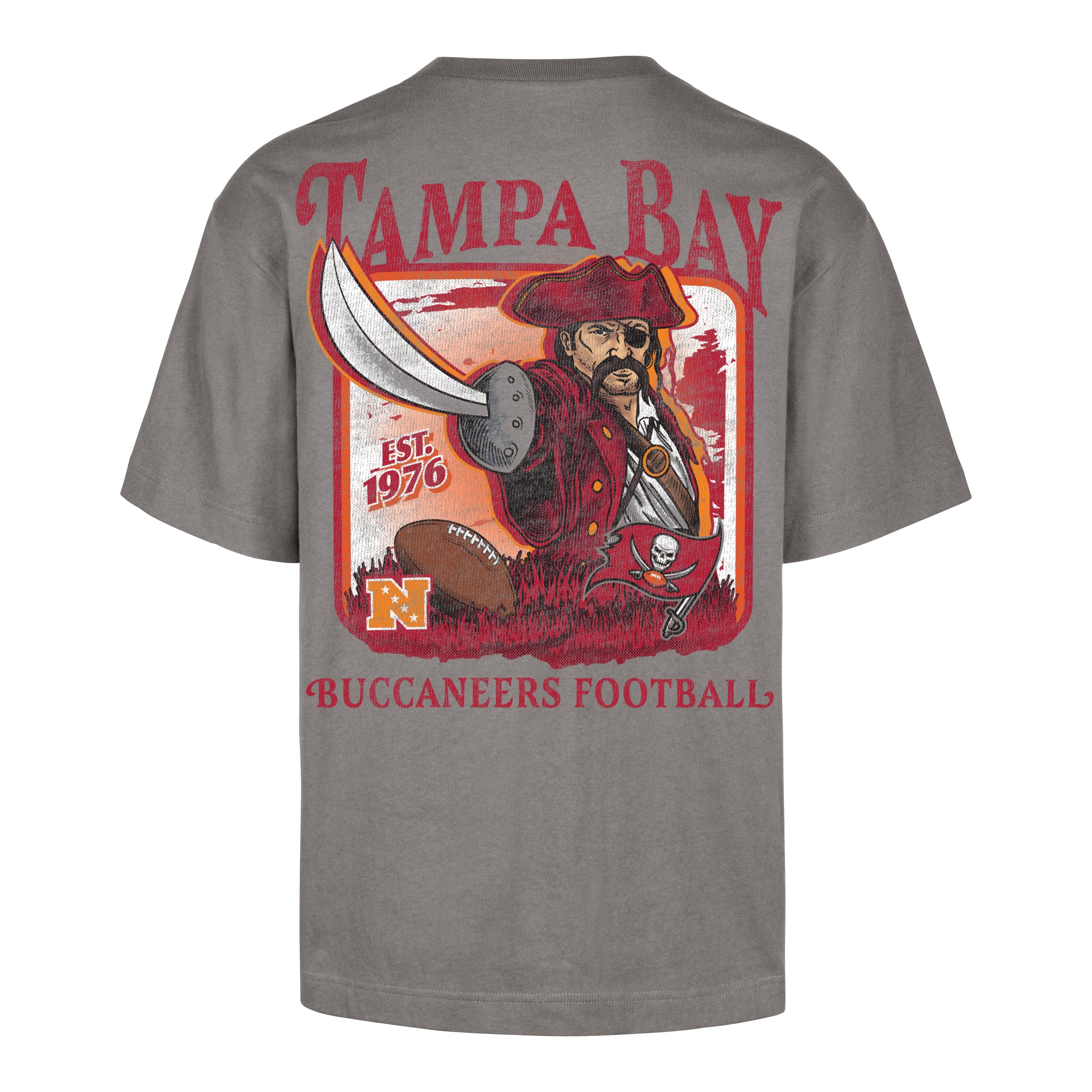 TAMPA BAY BUCCANEERS REGIONAL BACKER '47 FOUNDATION TEE WOLF GREY