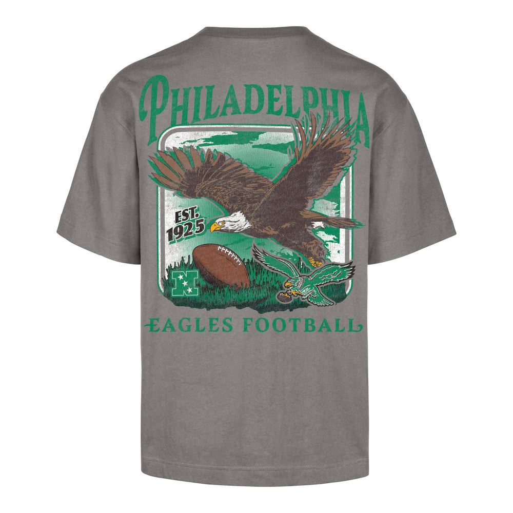 PHILADELPHIA EAGLES HISTORIC REGIONAL '47 BACKER FOUNDATION TEE WOLF GREY