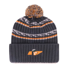 TENNESSEE VOLUNTEERS SMALL STRIPES '47 CUFF KNT CHARCOAL