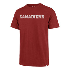 MONTREAL CANADIENS GRIT WORDMARK '47 SCRUM TEE RESCUE RED