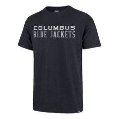 COLUMBUS BLUE JACKETS GRIT WORDMARK '47 SCRUM TEE FALL NAVY