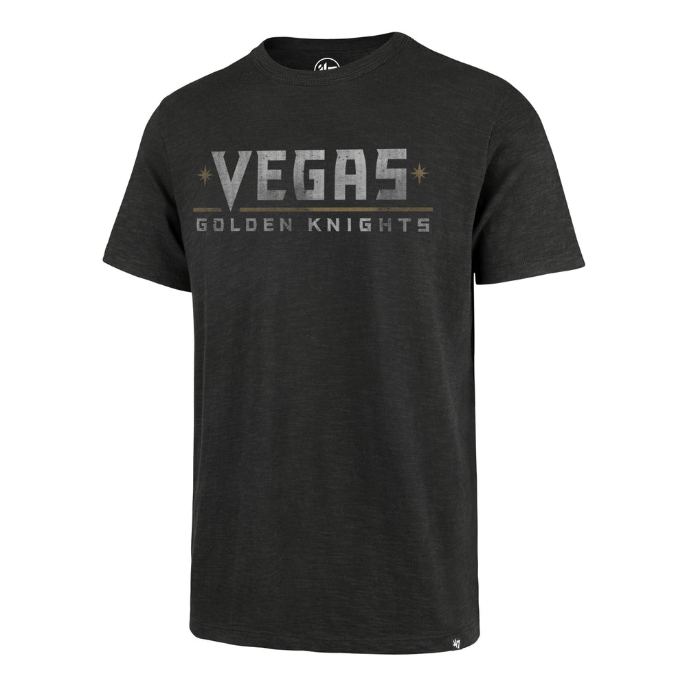 VEGAS GOLDEN KNIGHTS GRIT WORDMARK '47 SCRUM TEE CHARCOAL