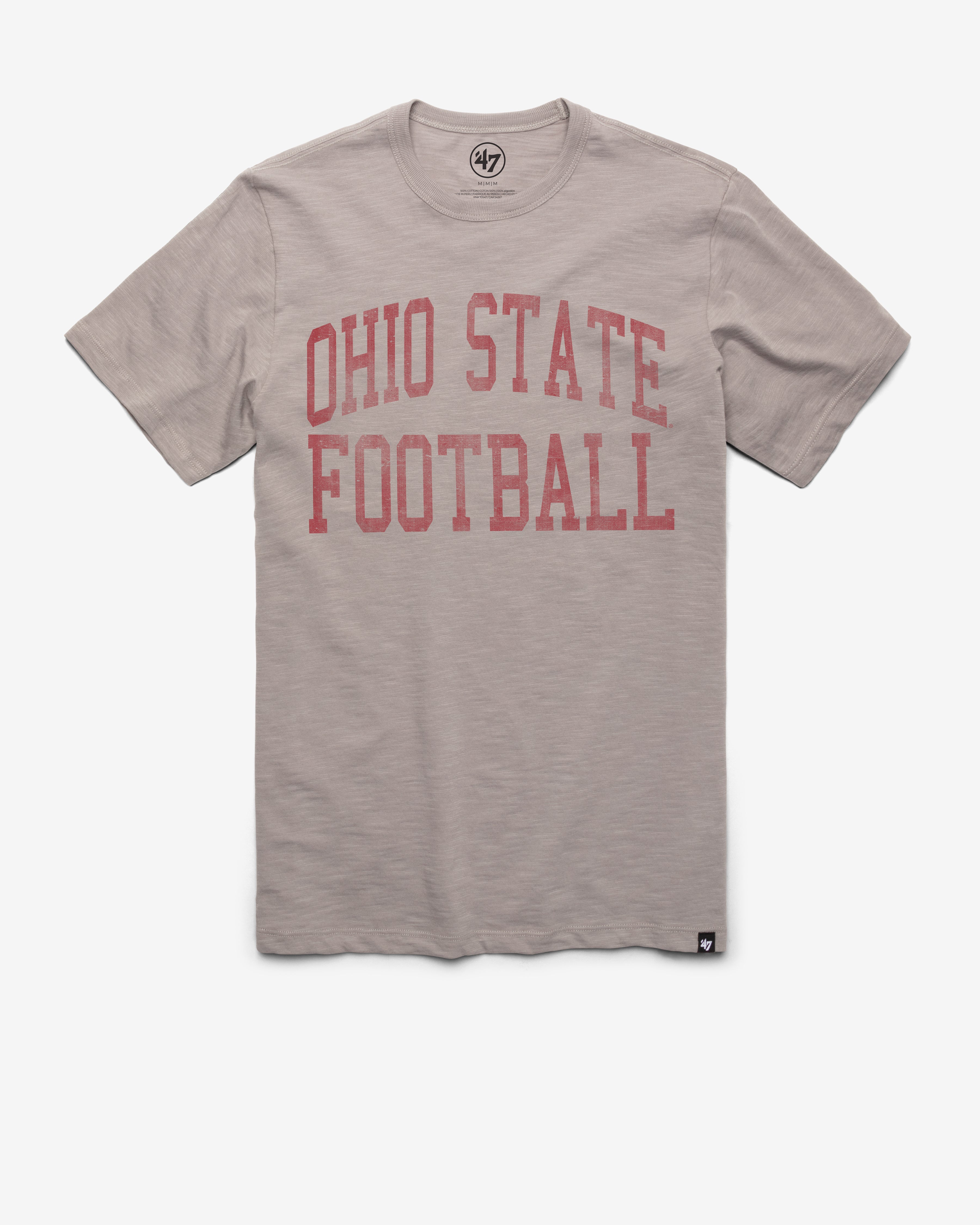 OHIO STATE BUCKEYES CLASSIC BLOCK '47 SCRUM TEE WOLF GREY