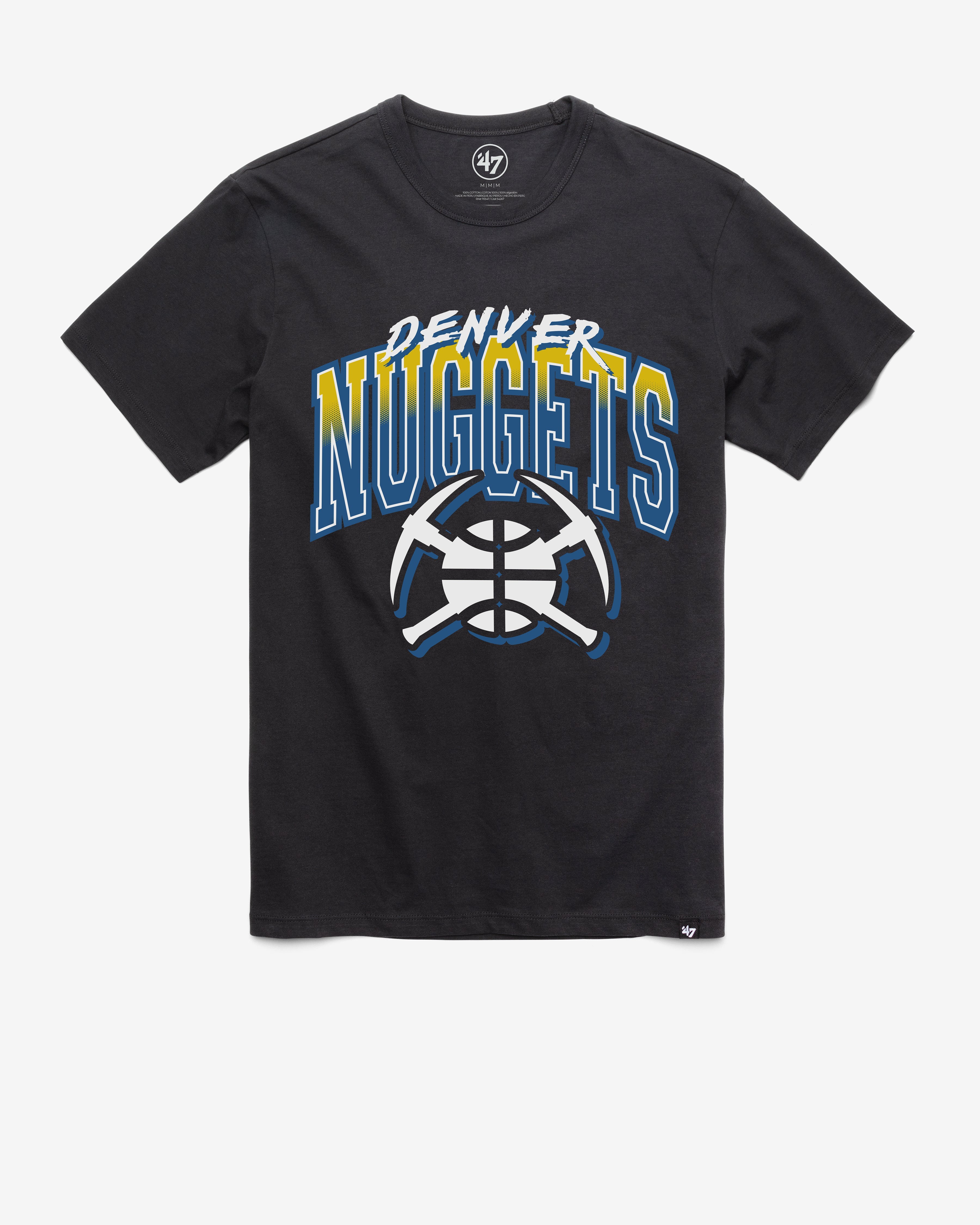 DENVER NUGGETS CITY EDITION SWISH FADE '47 FRANKLIN TEE FLINT BLACK