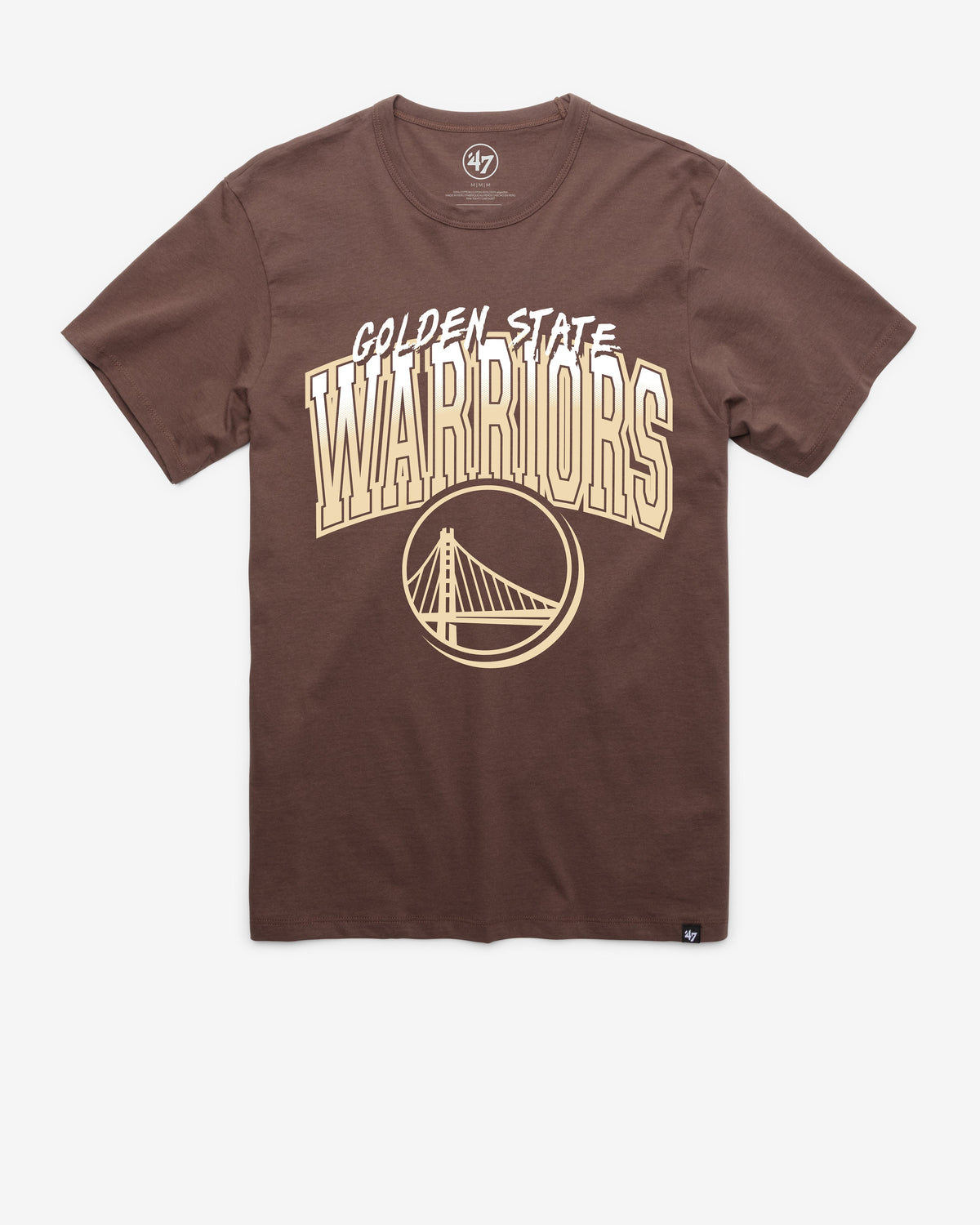 GOLDEN STATE WARRIORS CITY EDI SWISH FADE '47 FRANKLIN TEE ESPRESSO