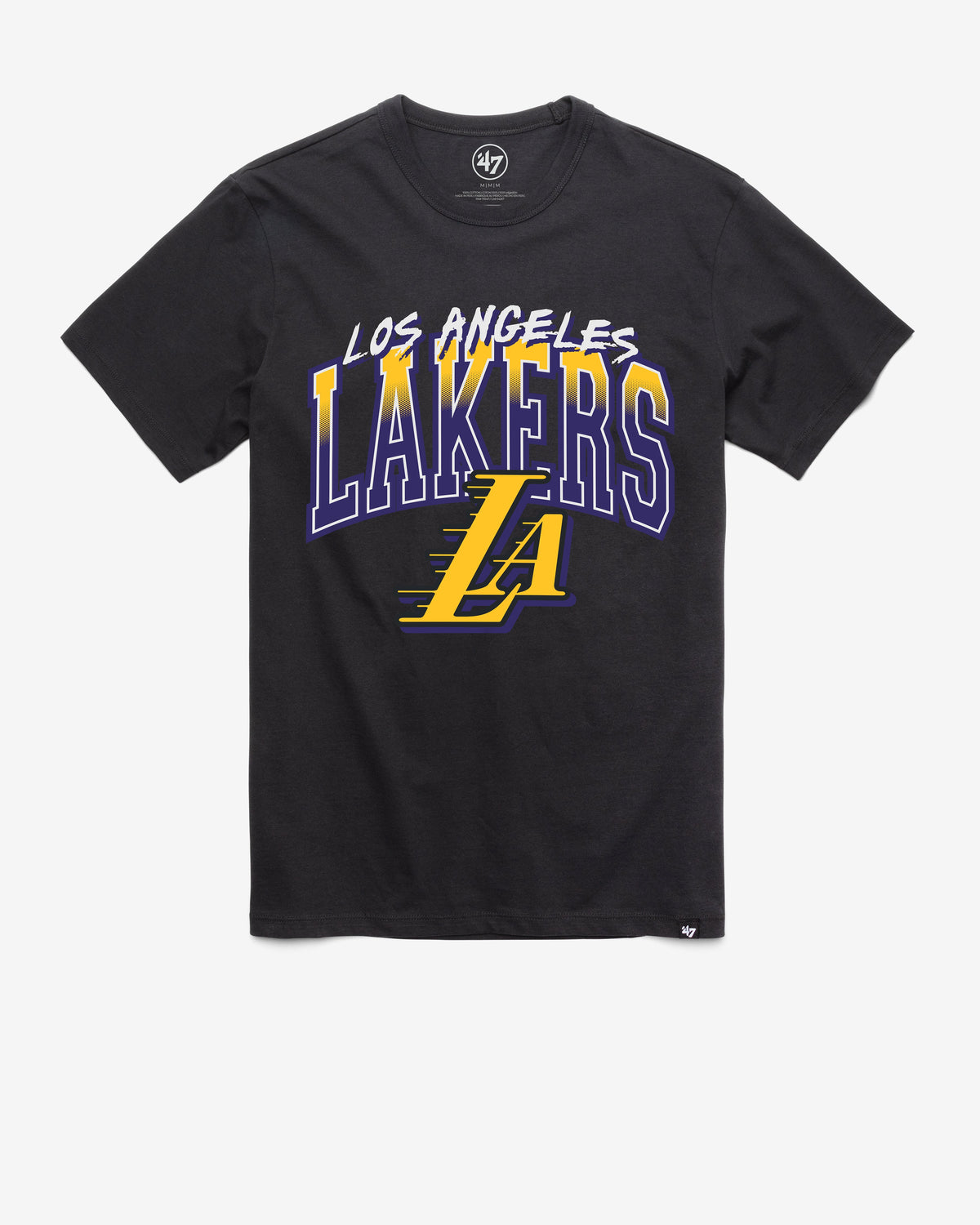 LOS ANGELES LAKERS CITY EDITION SWISH FADE '47 FRANKLIN TEE FLINT BLACK
