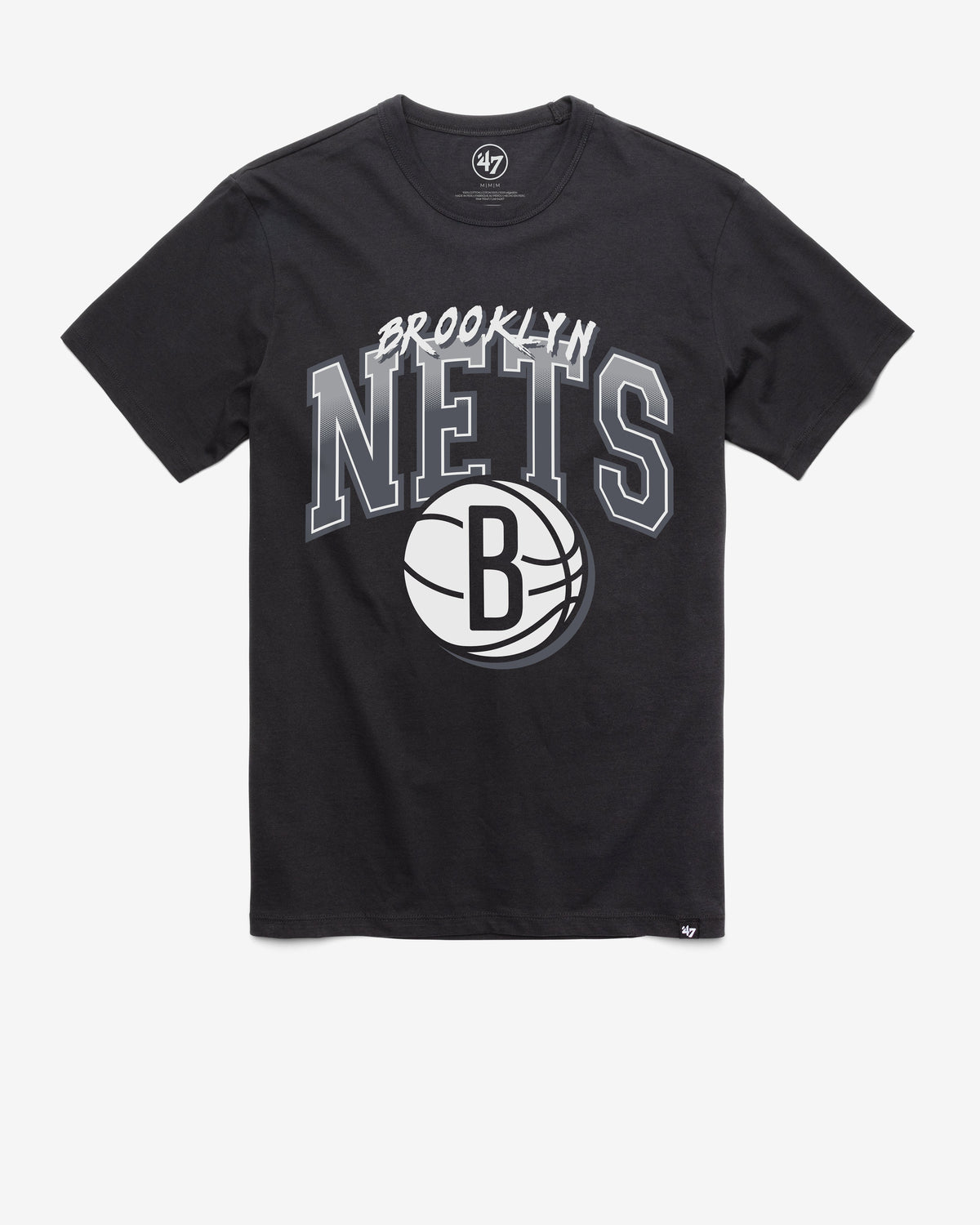 BROOKLYN NETS CITY EDITION SWISH FADE '47 FRANKLIN TEE FLINT BLACK