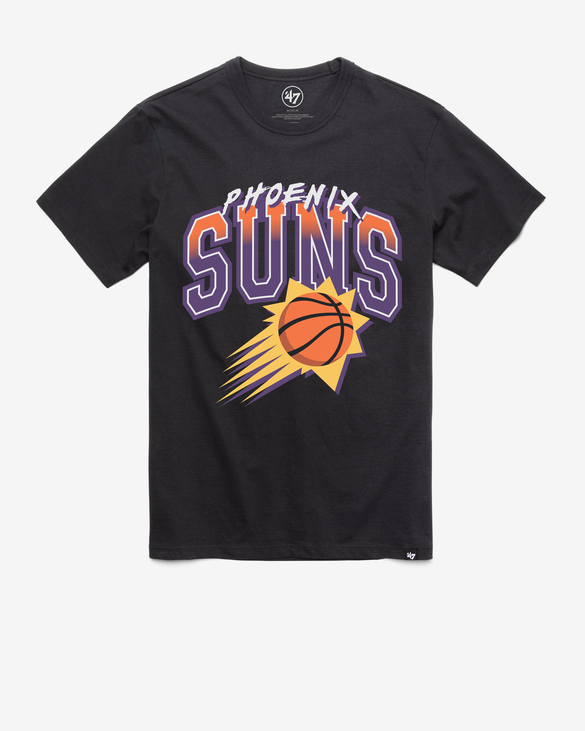 PHOENIX SUNS CITY EDITION SWISH FADE '47 FRANKLIN TEE FLINT BLACK
