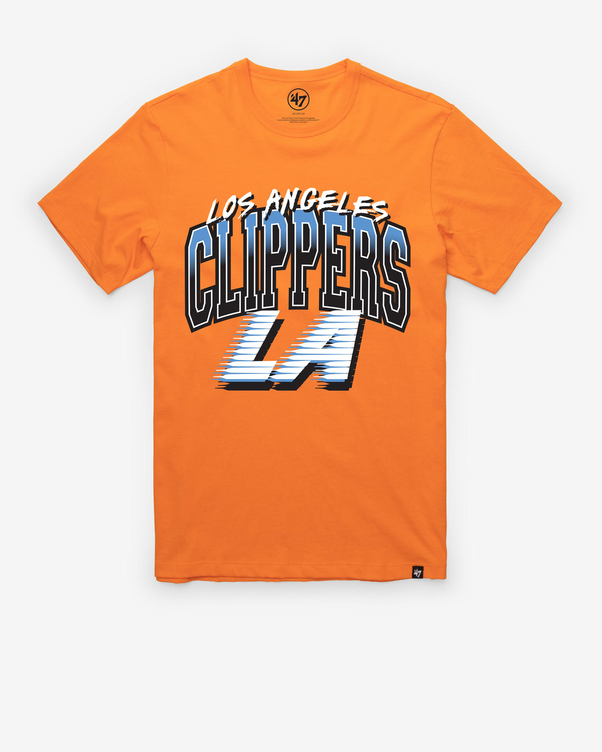 LOS ANGELES CLIPPERS CITY EDITION SWISH FADE '47 FRANKLIN TEE SIGNAL ORANGE
