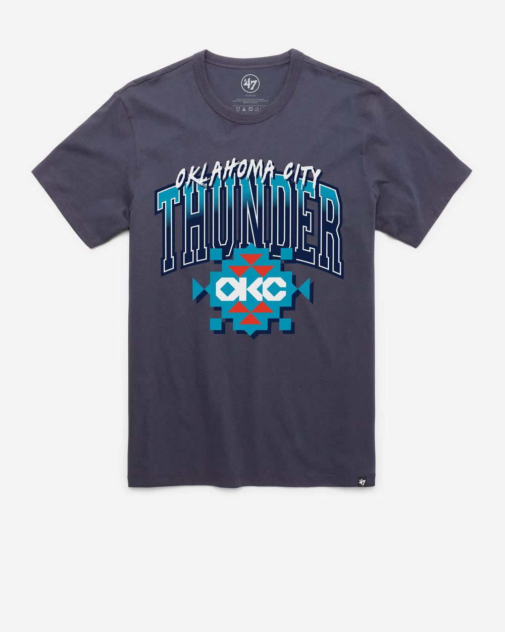 OKLAHOMA CITY THUNDER CITY EDITION SWISH FADE '47 FRANKLIN TEE ATLAS BLUE