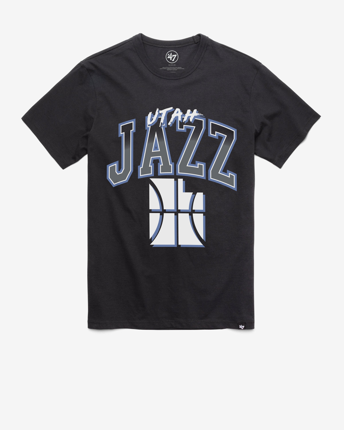 UTAH JAZZ CITY EDITION SWISH FADE '47 FRANKLIN TEE FLINT BLACK