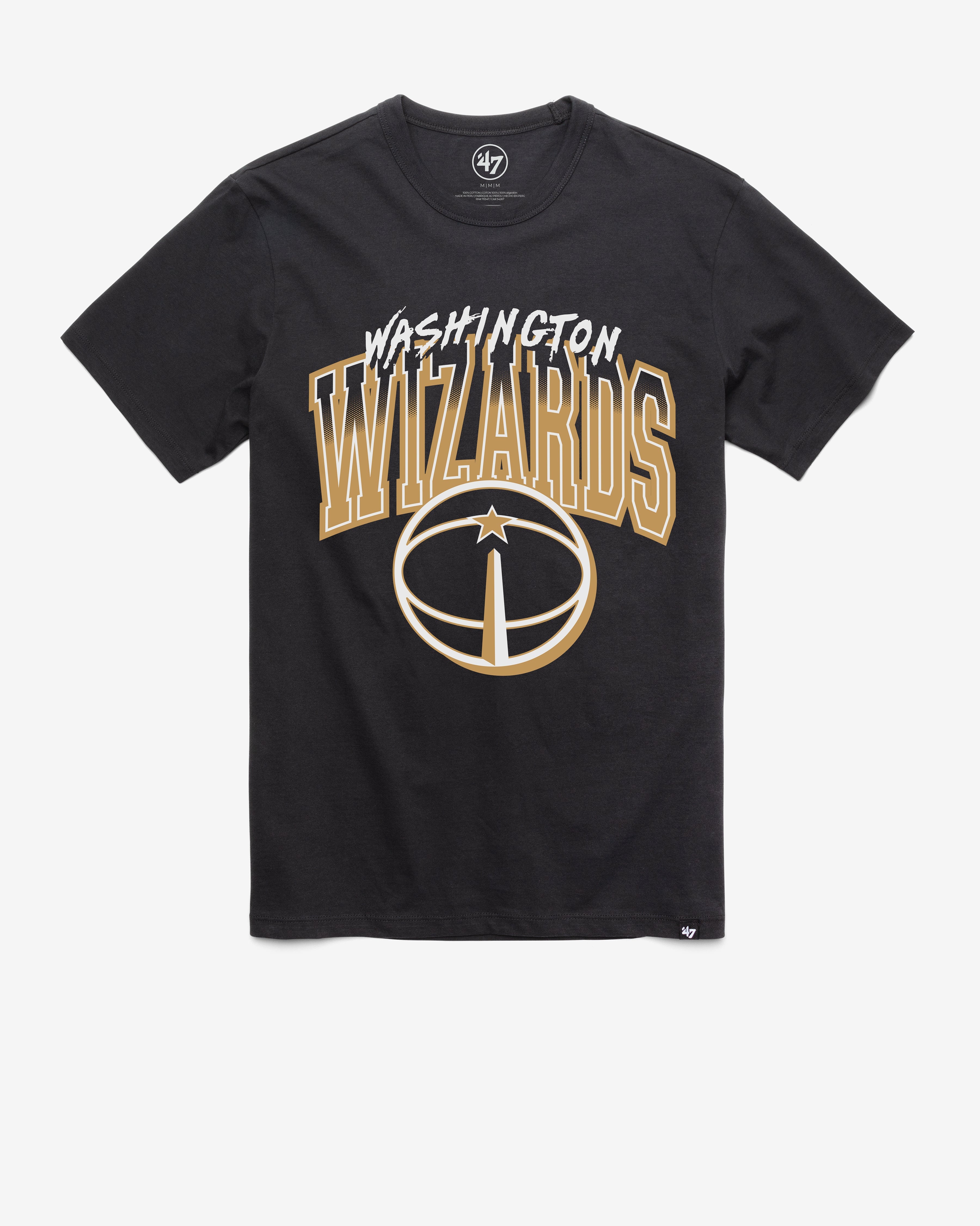 WASHINGTON WIZARDS CITY EDITION SWISH FADE '47 FRANKLIN TEE FLINT BLACK