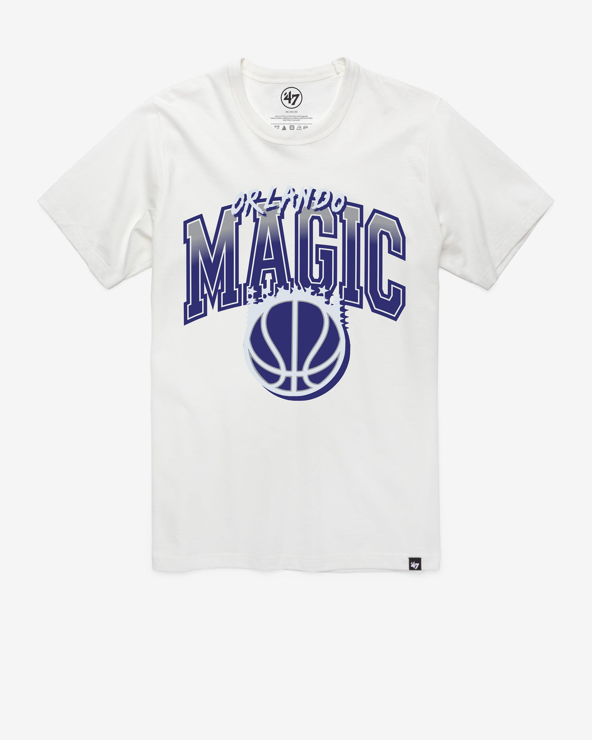 ORLANDO MAGIC CITY EDITION SWISH FADE '47 FRANKLIN TEE WHITE WASH