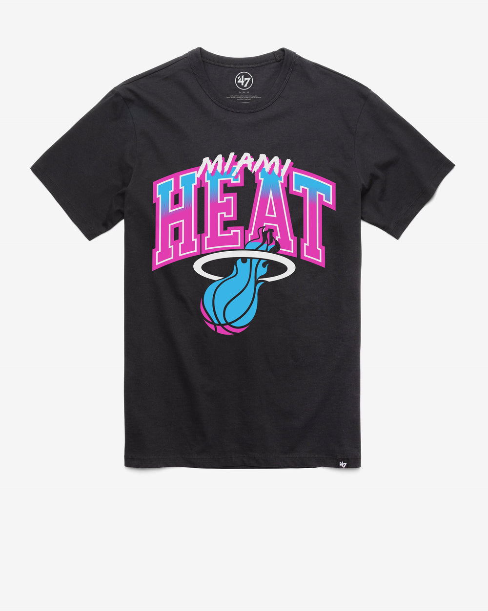 MIAMI HEAT CITY EDITION SWISH FADE '47 FRANKLIN TEE FLINT BLACK