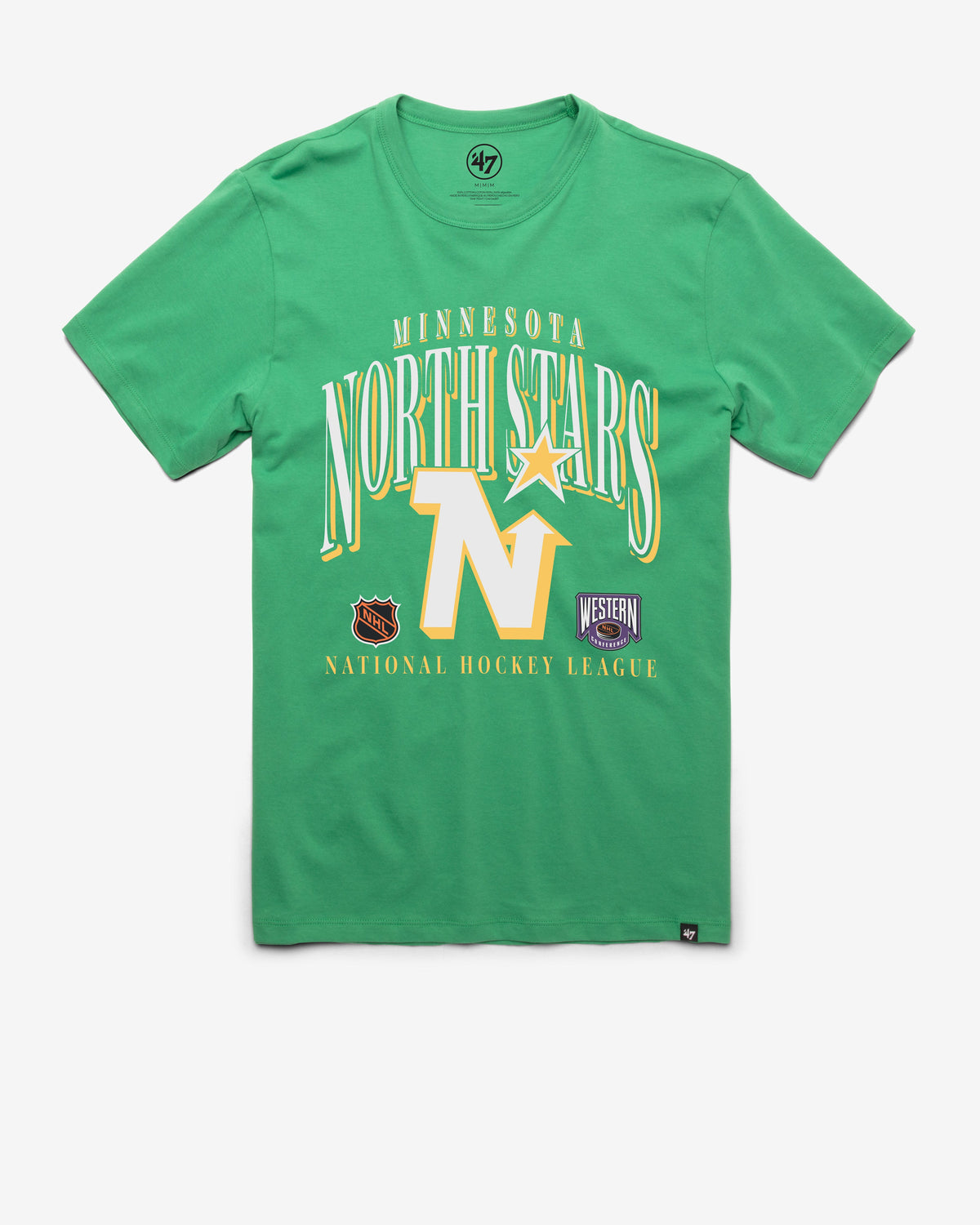 MINNESOTA/DALLAS STARS VINTAGE CREASE '47 FRANKLIN TEE ORCHARD GREEN