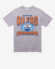 EDMONTON OILERS TWELVE SIX VINTAGE '47 TUBULAR TEE DT ATHLETIC HEATHER