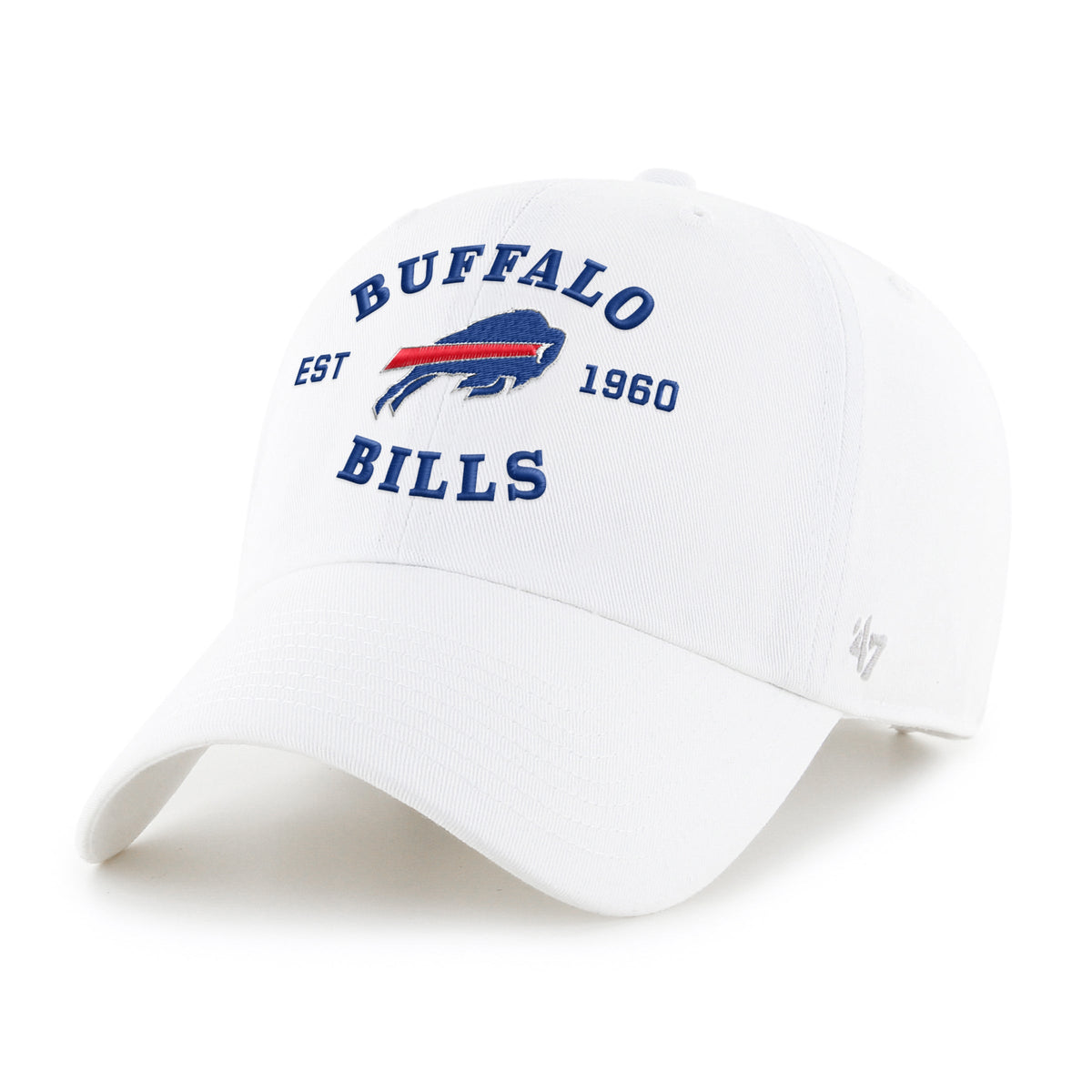 BUFFALO BILLS DOMESTIC BROCKMAN '47 CLEAN UP WHITE