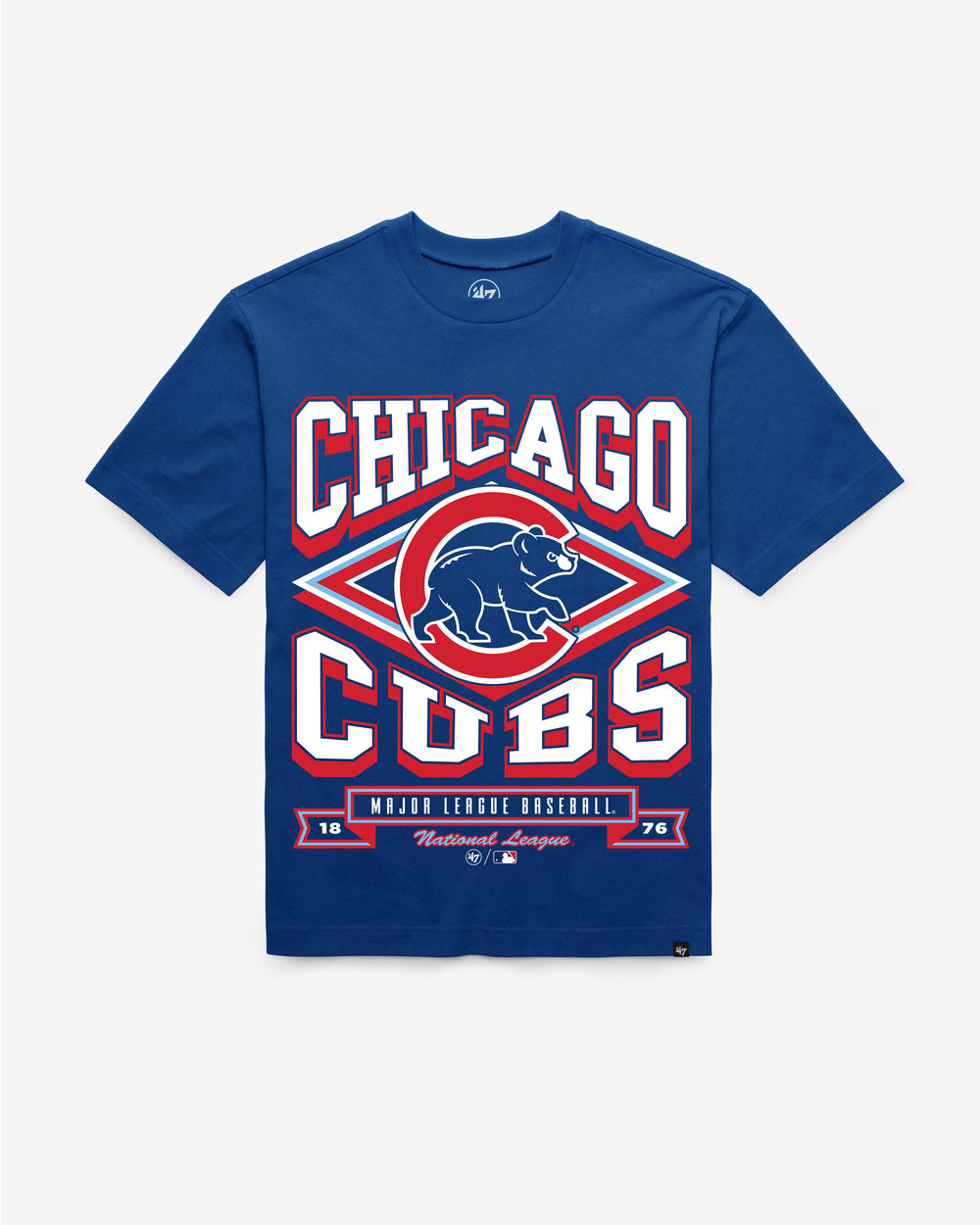 CHICAGO CUBS HEATER '47 FOUNDATION TEE ROYAL