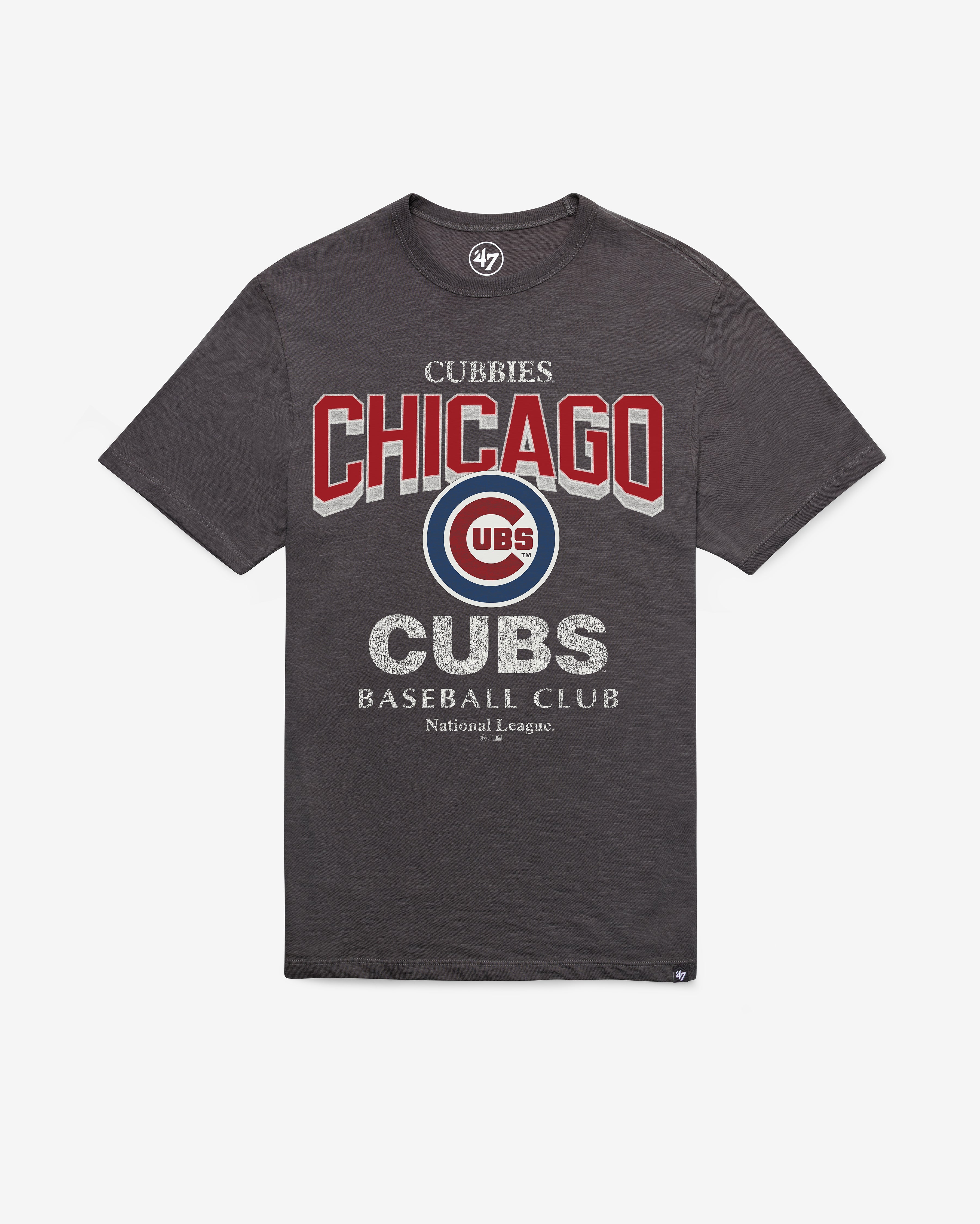 CHICAGO CUBS HEAD ON '47 SCRUM TEE CHARCOAL