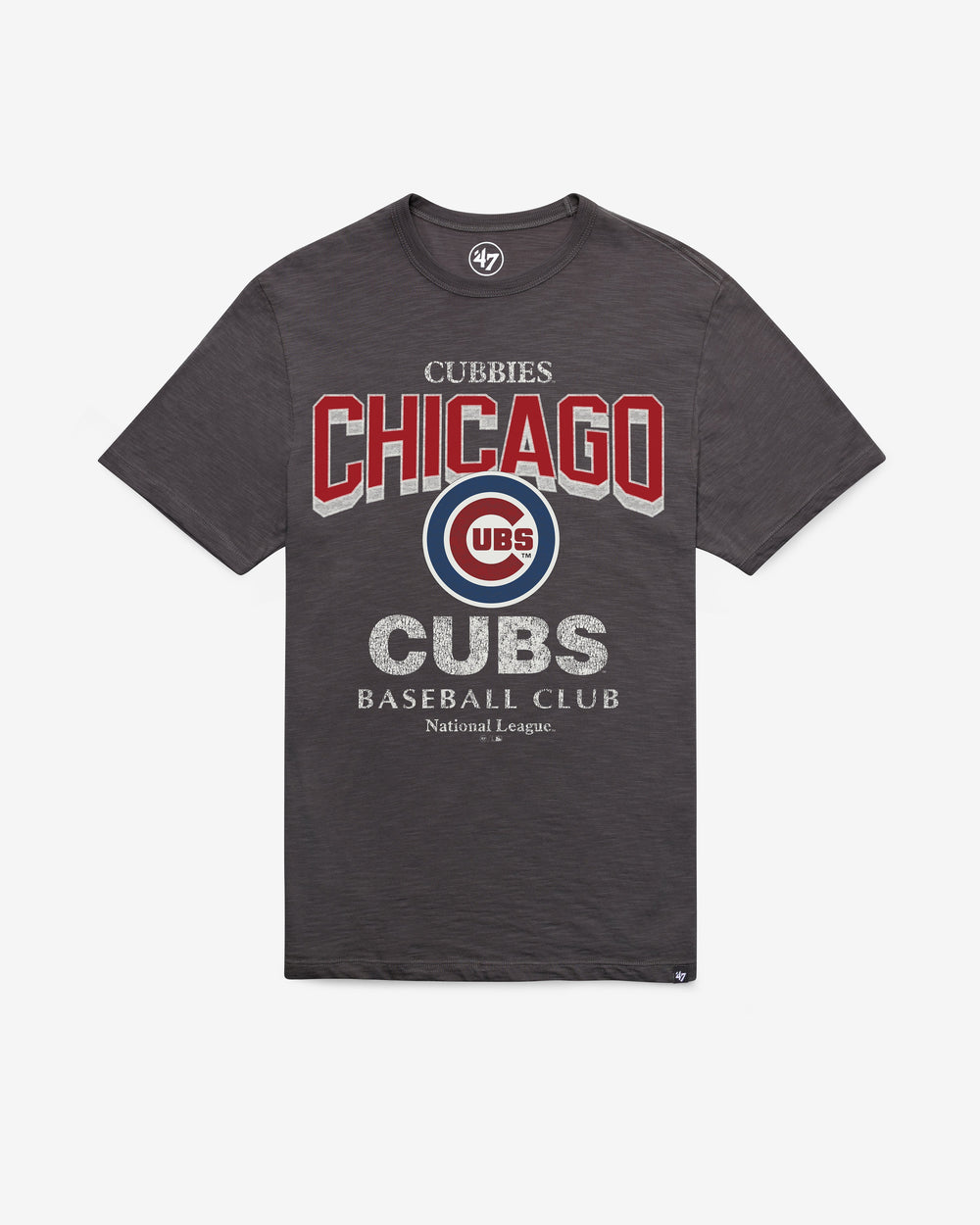 CHICAGO CUBS HEAD ON '47 SCRUM TEE CHARCOAL