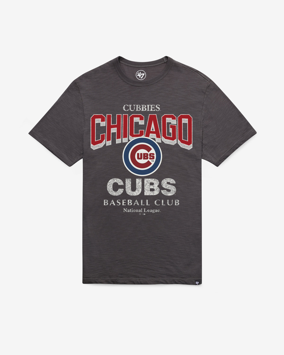 CHICAGO CUBS HEAD ON '47 SCRUM TEE CHARCOAL