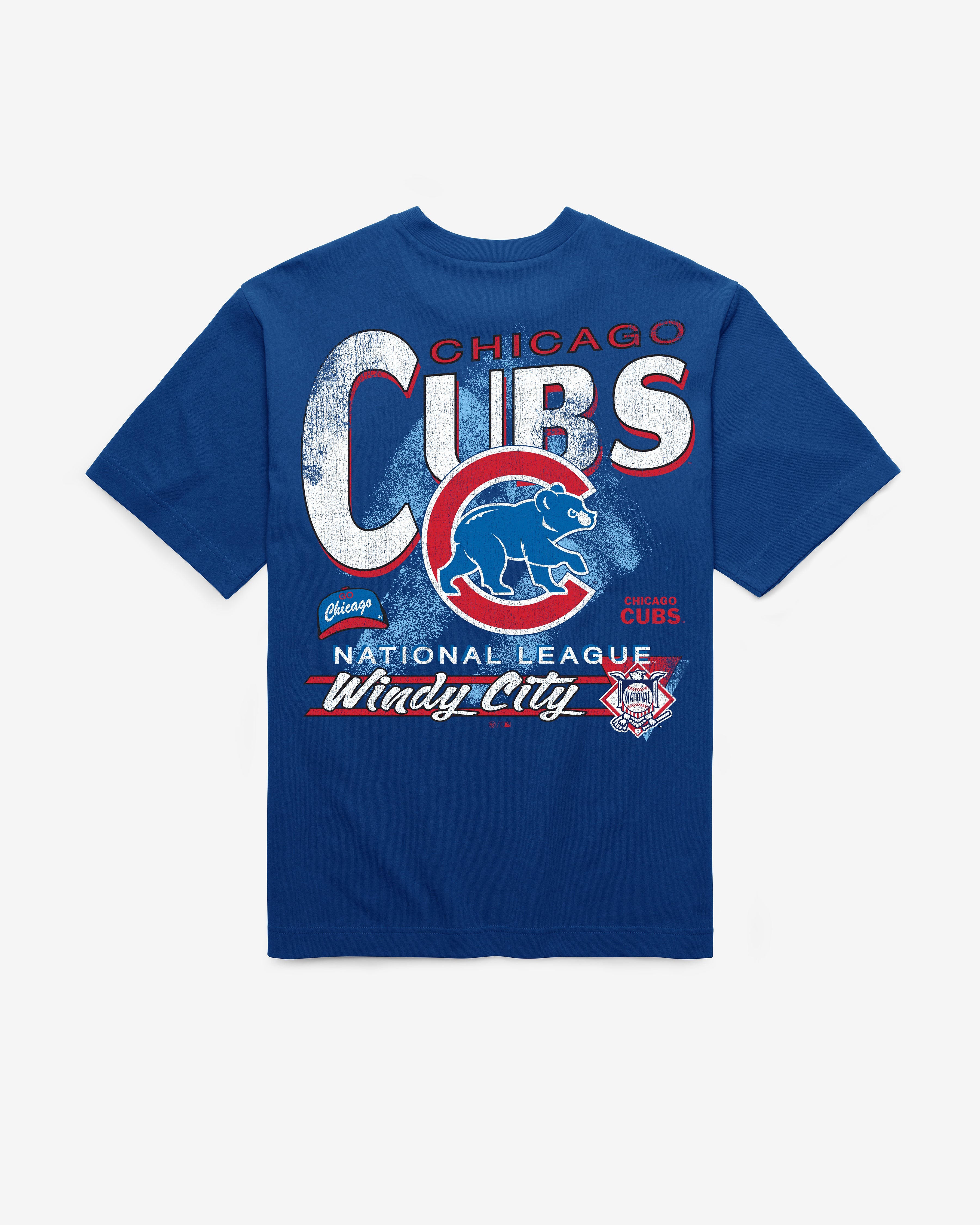 CHICAGO CUBS UNDER BAR '47 FOUNDATION TEE ROYAL