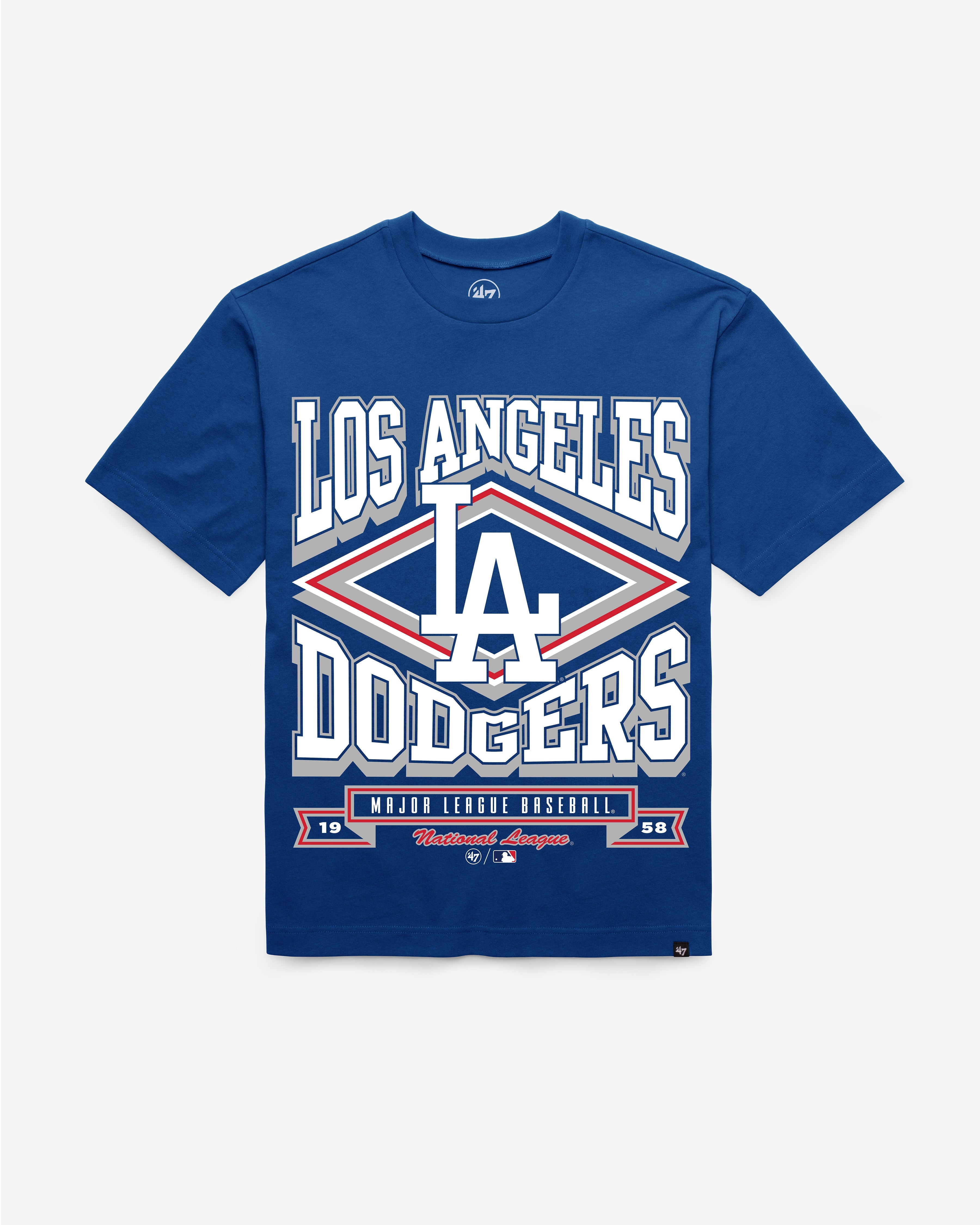 LOS ANGELES DODGERS HEATER '47 FOUNDATION TEE ROYAL