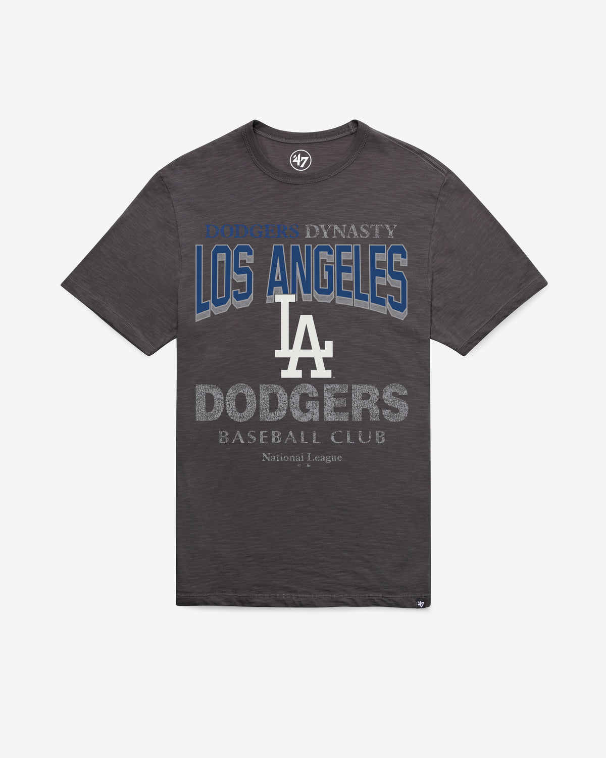LOS ANGELES DODGERS HEAD ON '47 SCRUM TEE CHARCOAL