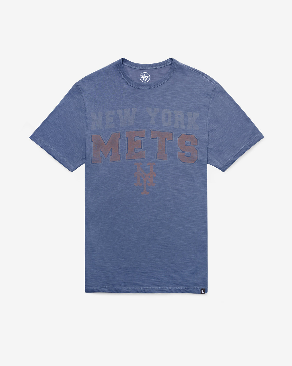 NEW YORK METS STADIUM WAVE '47 SCRUM TEE BLEACHER BLUE