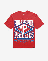 PHILADELPHIA PHILLIES HEATER '47 FOUNDATION TEE RED