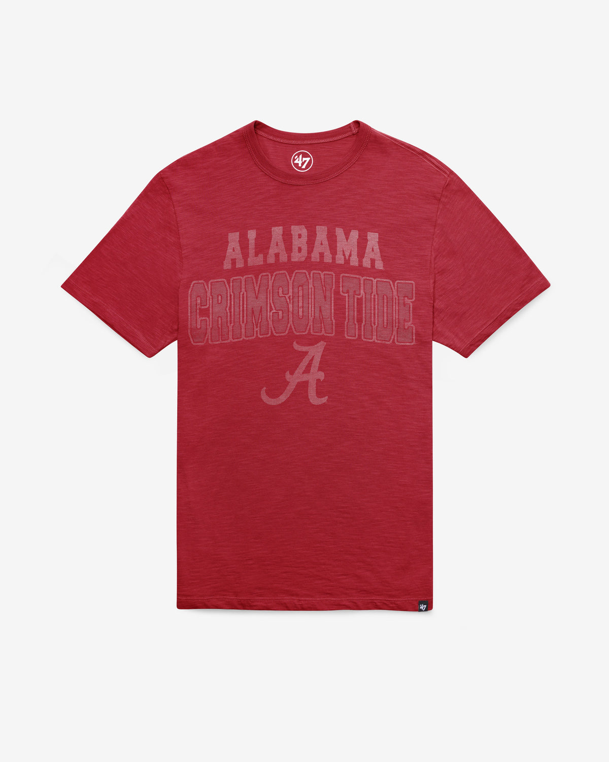 ALABAMA CRIMSON TIDE STADIUM WAVE '47 SCRUM TEE CARDINAL