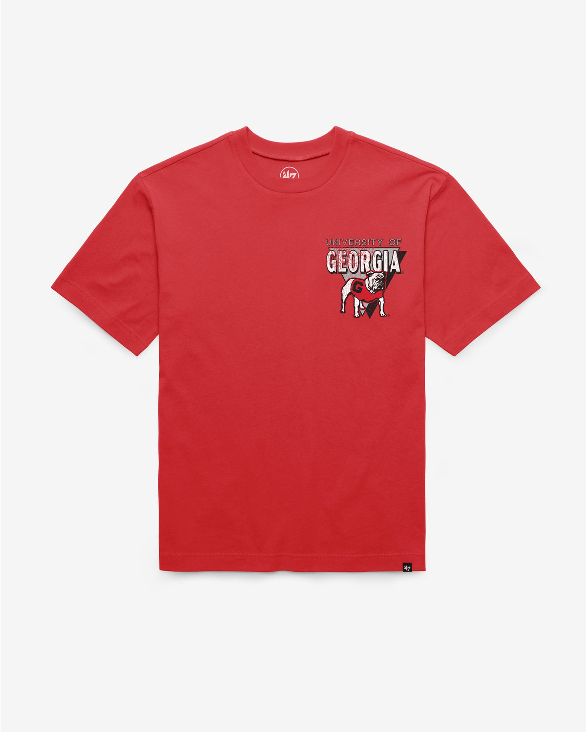 GEORGIA BULLDOGS UNDER BAR '47 FOUNDATION TEE RED