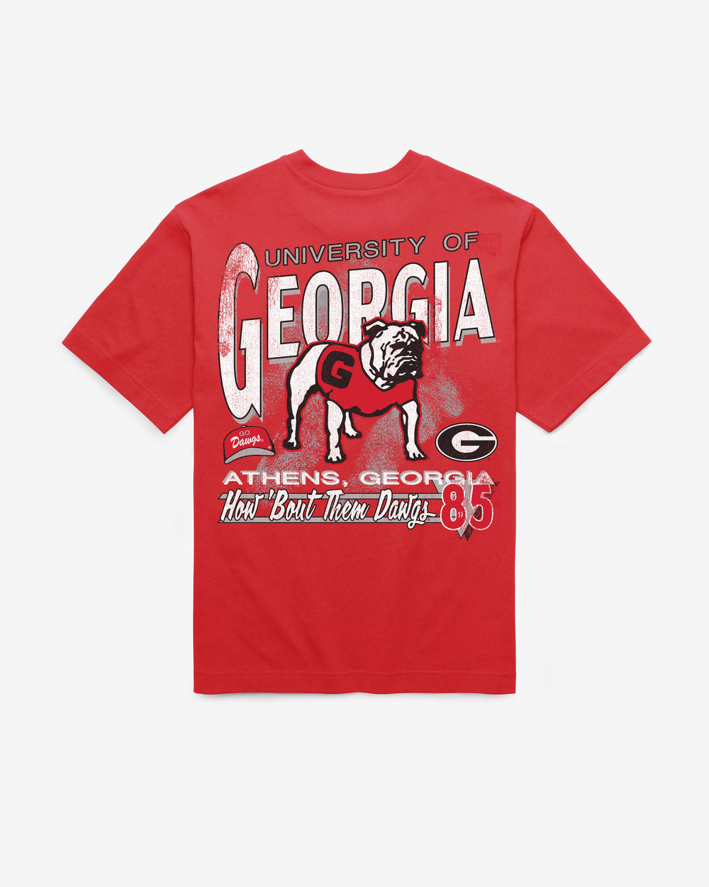 GEORGIA BULLDOGS UNDER BAR '47 FOUNDATION TEE RED