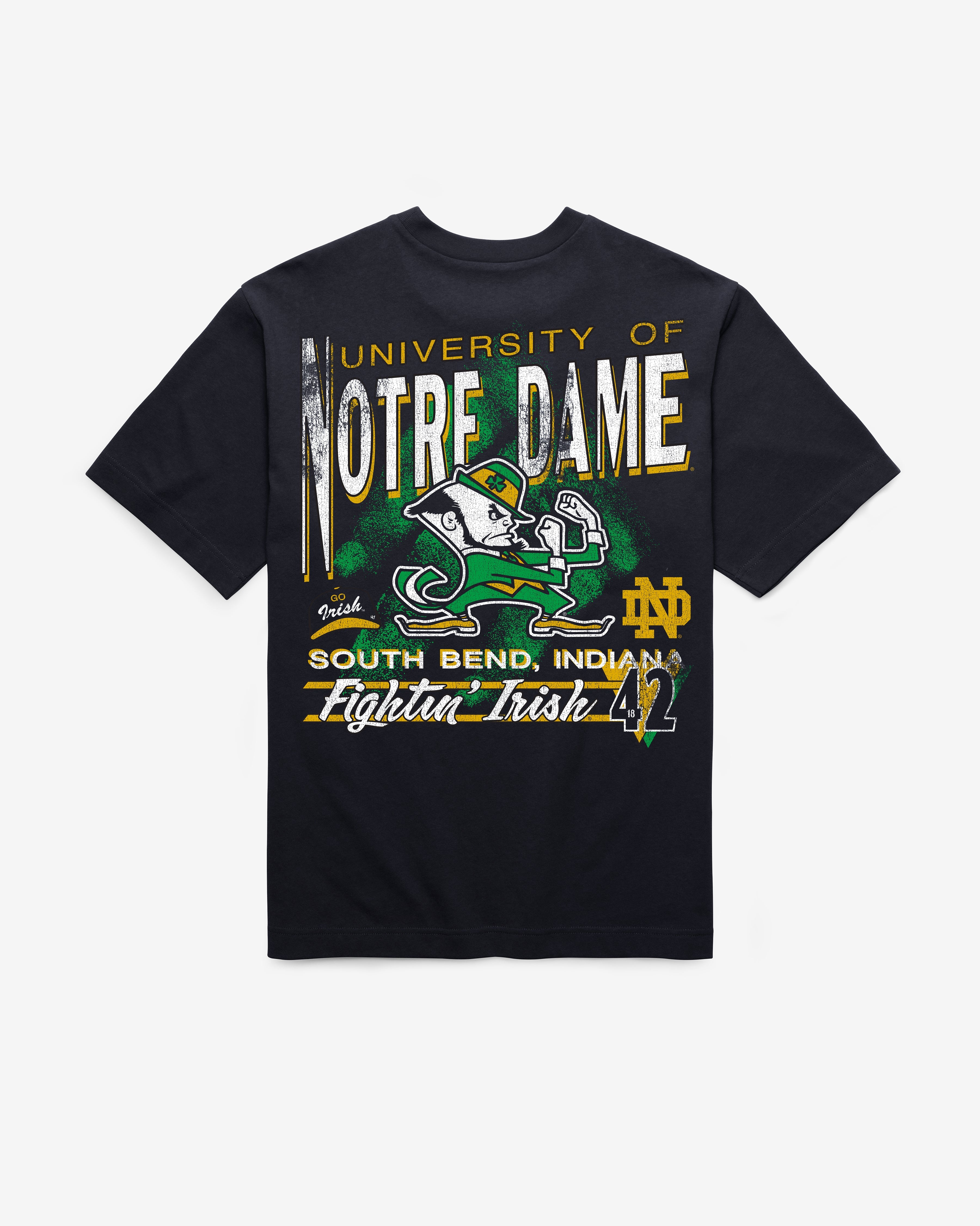 NOTRE DAME FIGHTING IRISH UNDER BAR '47 FOUNDATION TEE NAVY