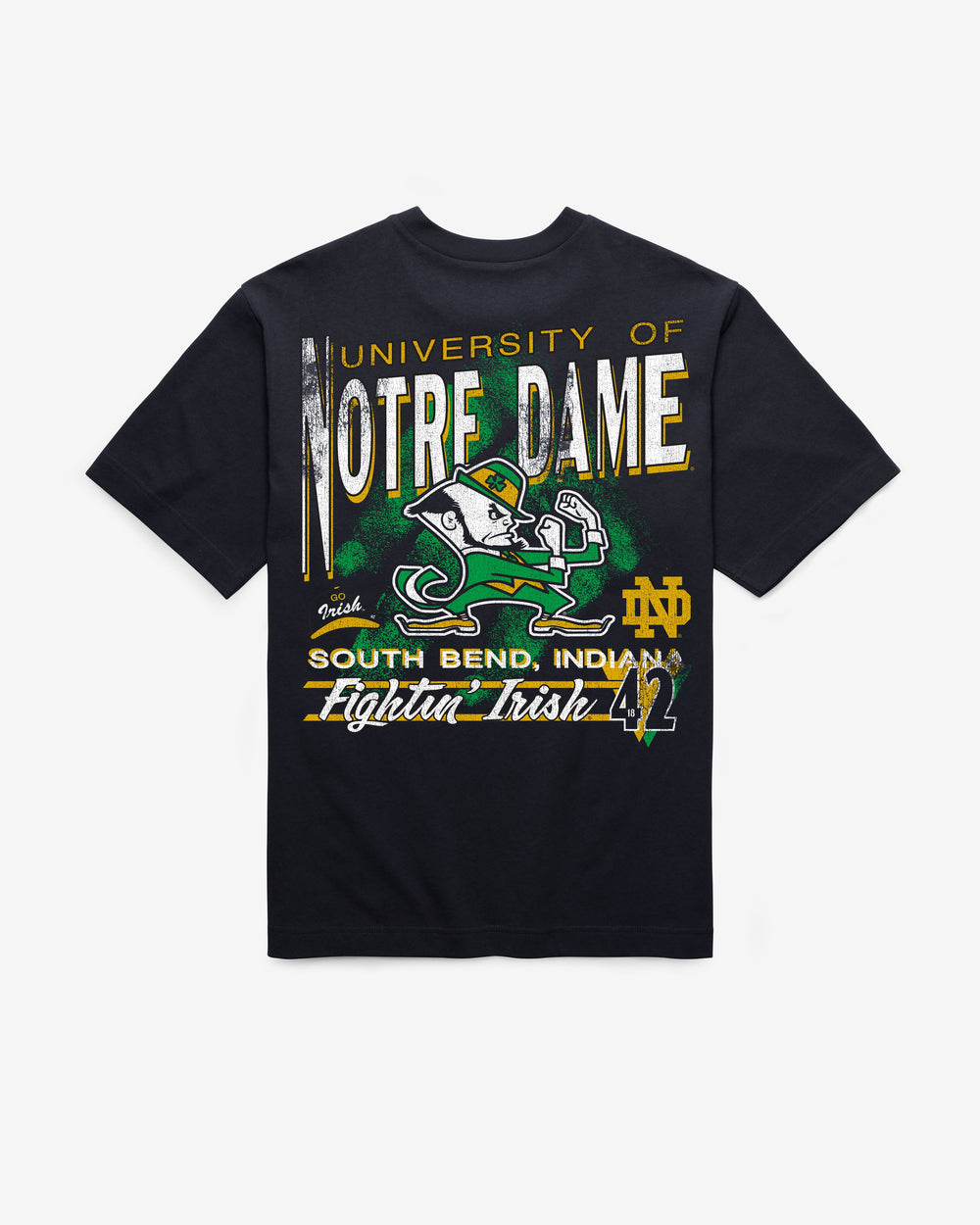 NOTRE DAME FIGHTING IRISH UNDER BAR '47 FOUNDATION TEE NAVY