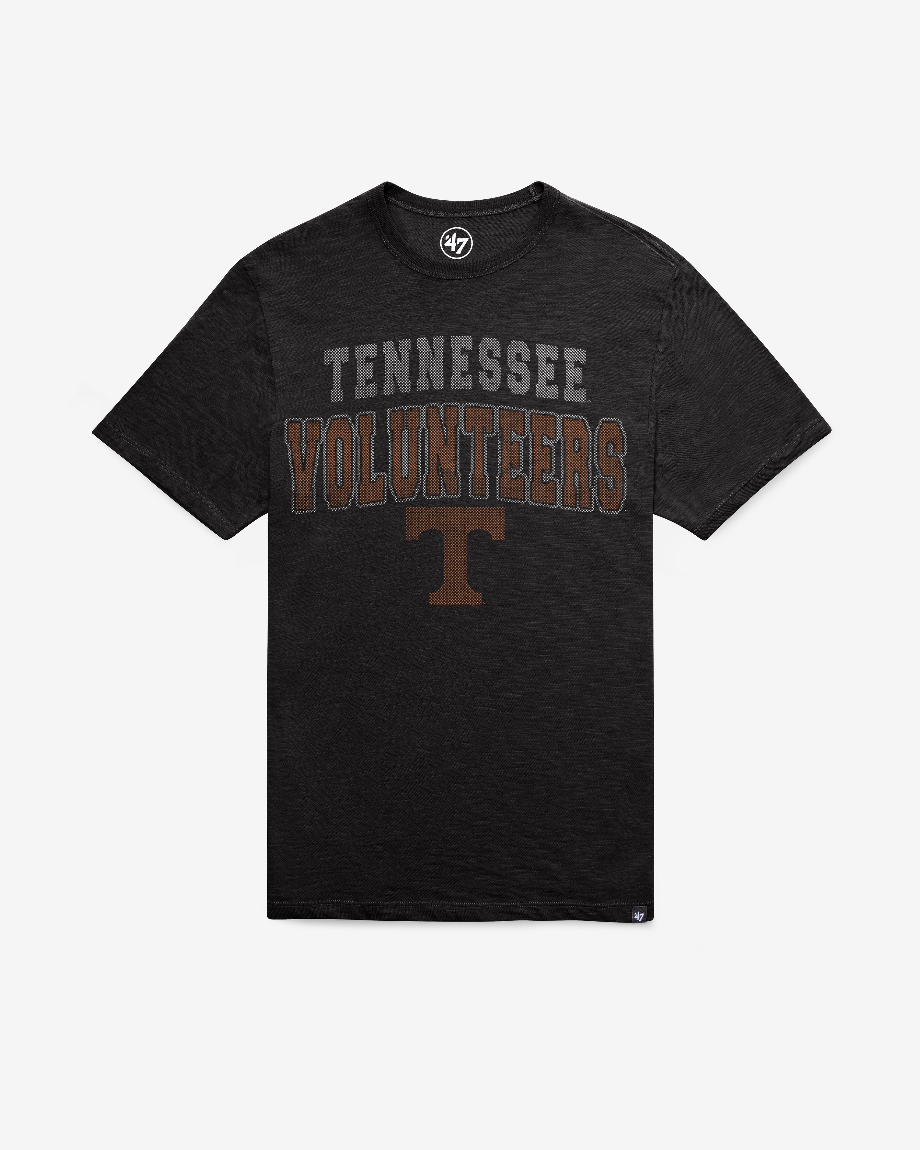 TENNESSEE VOLUNTEERS STADIUM WAVE '47 SCRUM TEE JET BLACK