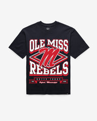 MISSISSIPPI REBELS HEATER '47 FOUNDATION TEE NAVY